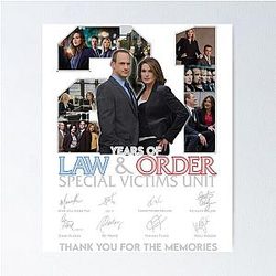 Design 21 Years of Law & Order: Special Victims Unit Poster