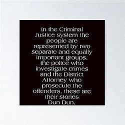 Law and Order Poster