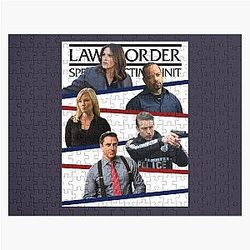 Vintage Retro Law Order Gifts MOVIE fans Jigsaw Puzzle