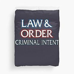 Law And Order Fan Duvet Cover