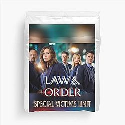 Law and Order SVU Halloween Vintage Duvet Cover