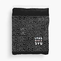 Dun law and order SVU pattern duvet cover