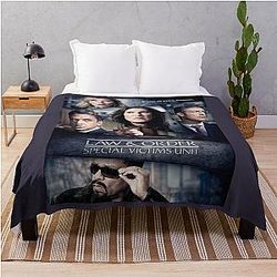 Most Important Law Order Holiday Throw Blanket