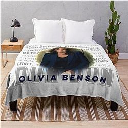 Law & Order: SVU Lach Halloween Benson Legal Throw Blanket