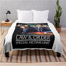 New York Finest Law and Order SVU Halloween Throw Blanket