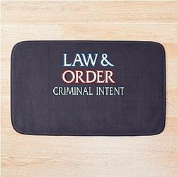 Day Gift for Fans of Law & Order Movie Bath Mat