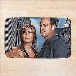 Benson and Stabler: Law and Order SVU Bath Mat