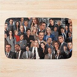 Collage of Law and Order Bath Mat
