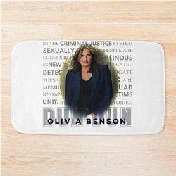 Law and Order SVU Benson Legal Nightmare Bath Mat