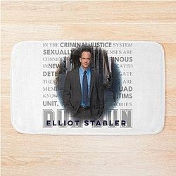 Elliot Stabler Law and Order SVU Lach Halloween Christmas Bath Mat