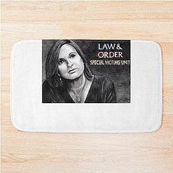 Olivia Law and Order SVU Lach Halloween Christmas Benson Bath Mat