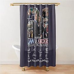 Design 21 Years Of Law and Special Victims Unit Shower Curtain
