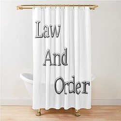 Law and Order Shower Curtain