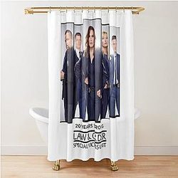 Law and Order SVU 20 Years Strong Shower Curtain