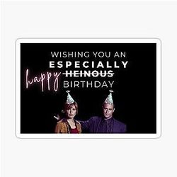 Law and Order: SVU, Wishing You a Happy Birthday Glossy Sticker