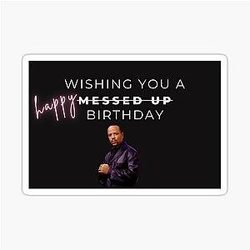 Law and Order SVU - Wishing you a happy birthday sticker