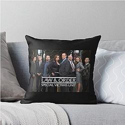 Law and Order SVU merch  Throw Pillow