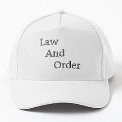 Law and Order Baseball Cap