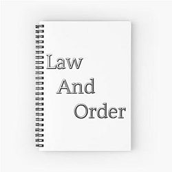 Law and Order Notebook