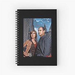 Benson Stabler Law and Order: SVU Spiral Notebook