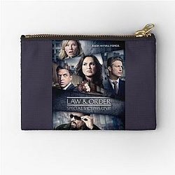 Most Important Law and Order Halloween Holiday Zipper Pouch
