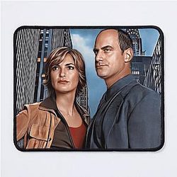 Benson & Stabler Law Order SVU Mouse Pad