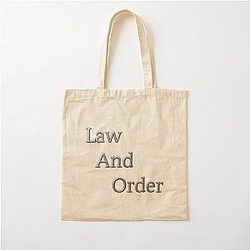 Law and Order Tote Bag