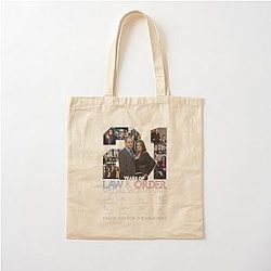 Design 21 Years Law and Order Special Victims Unit Cotton Tote Bag