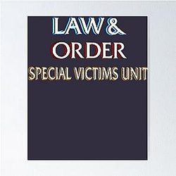 Gift Idea Law and Order Music Fans Poster