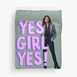 Olivia Benson Law and Order SVU Duvet Cover