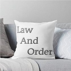 Law and Order Silver Pillow