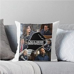 Law and Order SVU Throw Pillow