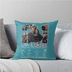 Design 21 Years of Law and Order Special Victims Unit Throw Pillow