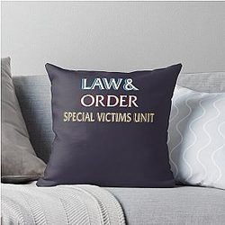 Gift Idea for Law and Order Fans Music Throw Pillow