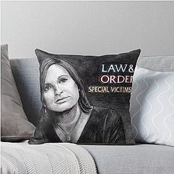 Olivia Benson Law and Order SVU Throw Pillow