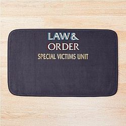Gifts for Law and Order Music Fans Bath Mat
