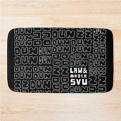 DUN Dun law and Order svu Pattern Bath Mat