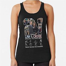 Design 21 Years of Law & Order: Special Victims Unit Racerback Tank Top