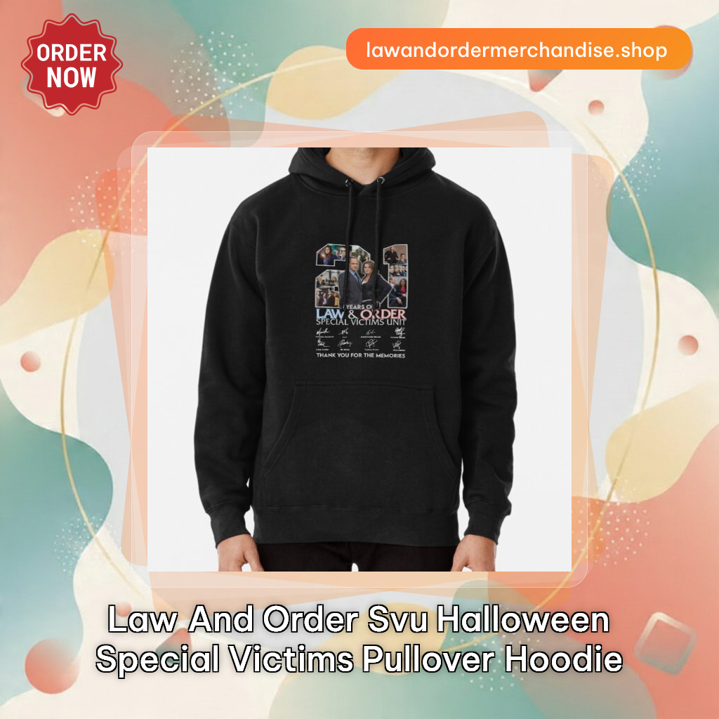 Law and Order SVU Halloween Special Victims Pullover Hoodie