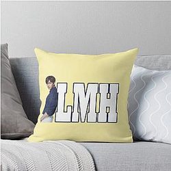 Lee Min Ho - Lee Min Ho with Blue Outfit Throw Pillow
