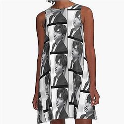 Lee Min Ho V8 A Line Dress