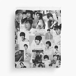 Lee Min Ho South Korean Actor Aesthetics Collage Duvet Cover