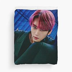 Lee Min Ho Stray Kids Oddinary Maniac Magazine Duvet Cover