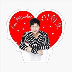Lee Min Ho with Heart Sticker