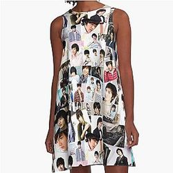 Lee Min Ho South Korean Actor A-Line Dress