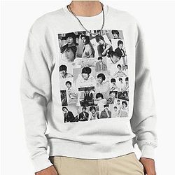 Lee Min-Ho South Korean Actor Black Aesthetics Collage Sweatshirt