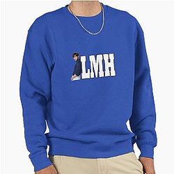 Lee Min Ho - LMH in Blue and White Outfit Pullover Sweatshirt