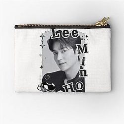 Lee Min-ho Black and White Art Zipper Pouch