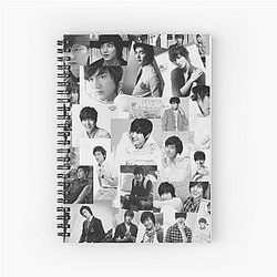 Lee Min Ho South Korean Actor Collage Spiral Notebook
