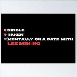 Mentally On A Date With Lee Min ho Poster